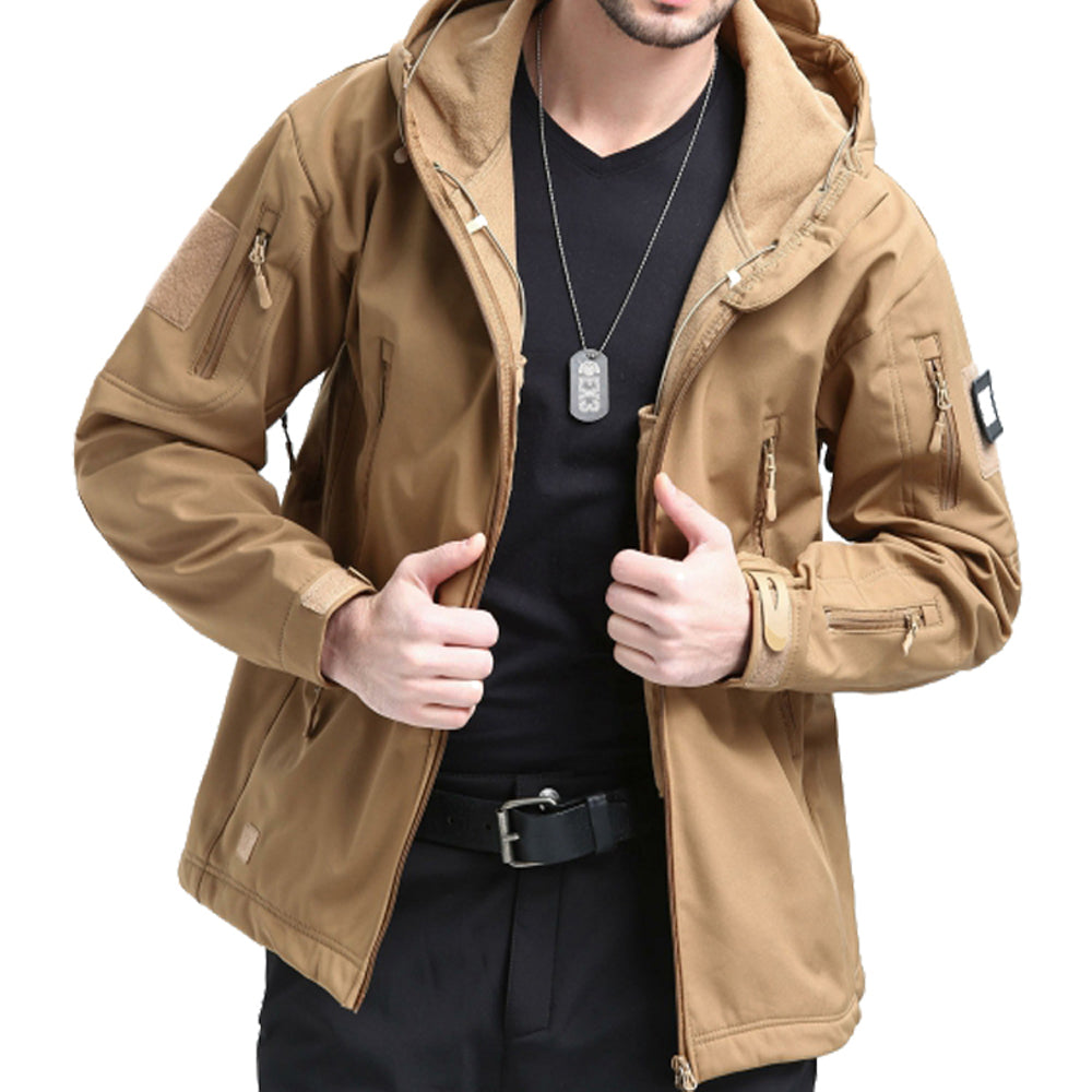 Chaqueta Táctica Impermeable de Piel de Tiburón para Hombre